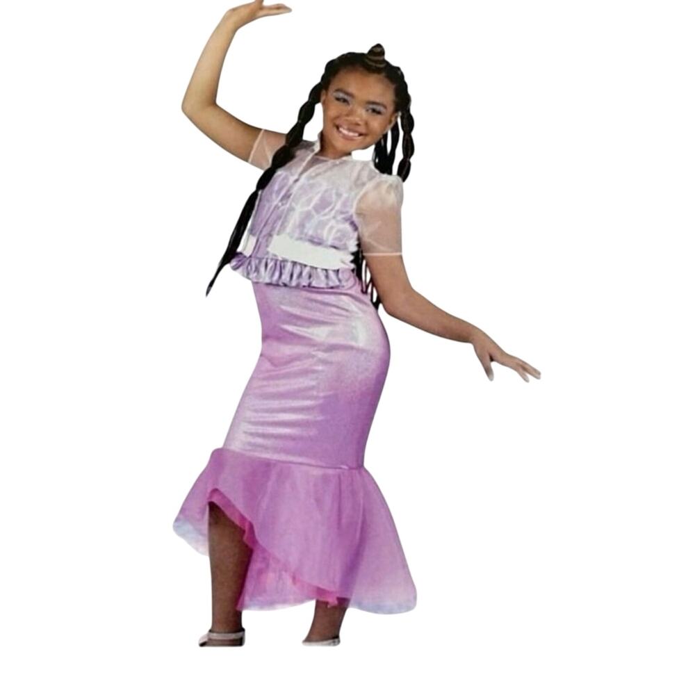 Mermaze Mermaidz Kishiko Costume Girls Medium 8-10 Pink Mermaid Dress